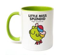 Mr. Men Little Miss Splendid Large Porcelain Colour Handle Mug Little Miss