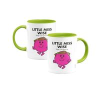 Mr. Men Little Miss Wise Large Porcelain Colour Handle Mug Little Miss