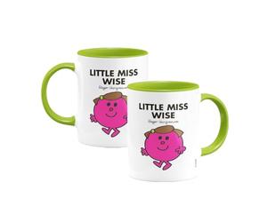 Mr. Men Little Miss Wise Large Porcelain Colour Handle Mug Little Miss
