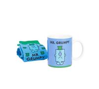 Mr Men Mens Mr Gpy Mug And Sock Set Blue (One Size)