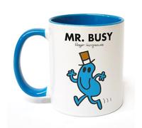 Mr. Men Mr. Busy Large Porcelain Colour Handle Mug Little Miss