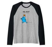 Mr. Men Mr. Busy Raglan Baseball Tee