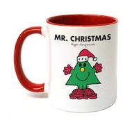 Mr. Men Mr. Christmas Large Porcelain Colour Handle Mug Little Miss