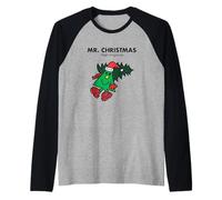 Mr. Men Mr. Christmas Raglan Baseball Tee