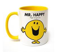 Mr. Men Mr. Happy Large Porcelain Colour Handle Mug Little Miss