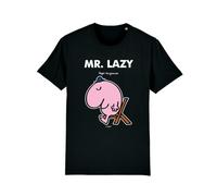 Mr. Men Mr. Lazy T-Shirt Little Miss Black