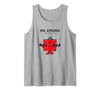Mr. Men Mr. Strong T-Shirt Tank Top, Men, Heather Grey, X-Large