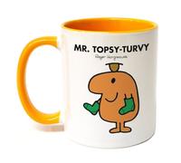 Mr. Men Mr. Topsy-turvy Large Porcelain Colour Handle Mug Little Miss