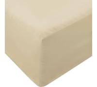MR&MH 100% Brushed Microfiber - Cream Super King Extra Deep Fitted Sheet 40cm/16inches - 1800 Brushed Microfibre - 90 GSM Polyester-- Ultra-Soft, Fade-Resistant & Hypoallergenic