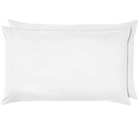 MR&MH Luxury Finest 100% Egyptian Cotton Pillowcase Pair - Premium Soft Cotton Pillow Covers, 2 Pack Set Available in 14 colors (White)