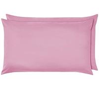 MR&MH Luxury Finest 100% Egyptian Cotton Pillowcase Pair - Premium Soft Cotton Pillow Covers, 2 Pack Set Available in 14 colors (Pink)
