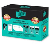 Mr. Minty 11-Piece Card Grading & Cleaning Kit | 20x Magnifier, Centering Tool, Microfiber Cloths, 300 Sleeves & Holders for Sports & TCG | Substance Free.