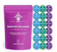 MR MIRYE Shower Steamers Aromatherapy Bulk for Women Men, Organic Shower Bombs with Eucalyptus Lavender Peppermint Essential Oil, 18-Pack Shower Bombs Gift Set