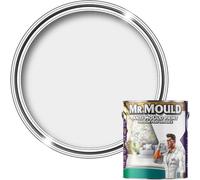 Mr Mould Anti Damp Paint 1L Light Grey - Long Lasting Wall & Ceiling Paint - Damp Seal Protection - Prevents Mould, Mildew & Condensation - Washable, Easy to Apply & Quick Drying Finish