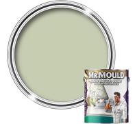 Mr Mould Anti Damp Paint 1L Sage Green - Long Lasting Wall & Ceiling Paint - Damp Seal Protection - Prevents Mould, Mildew & Condensation - Washable, Easy to Apply & Quick Drying Finish