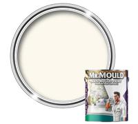 Mr Mould Anti Damp Paint Ivory 5L - Long Lasting Wall & Ceiling Paint - Damp Seal Protection - Prevents Mould, Mildew & Condensation - Washable, Easy to Apply & Quick Drying Finish