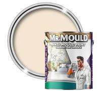 Mr Mould Anti Damp Paint Magnolia 5L - Interior Wall & Ceiling Damp Seal with Anti Condensation and Mould Protection - Prevents Mildew Build-Up and Moisture Damage, Easy to Apply