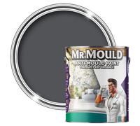 Mr Mould - Anti-Mould Paint - Premium Colour & Protection For Interior Walls & Ceilings - Classic Grey - 5L
