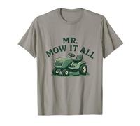 Mr. Mow It All Lawn Mower Landscaper Gardener Father's Day T-Shirt