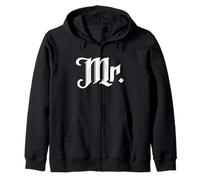 Mr., Mr. and Mrs., Married Wedding Matching Husband Wife, Mr Zip Hoodie