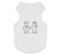 'Mr & Mrs Bear' Pet Dog/Cat T-Shirt (PT00074442)