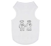 'Mr & Mrs Bear' Pet Dog/Cat T-Shirt (PT00074443)