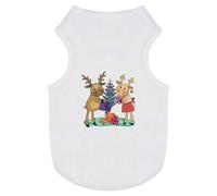 'Mr & Mrs Reindeer Pet Dog/Cat T-Shirt (PT00141604)