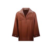 Mr.Mrs Shirt patch pocket shirt - Brown S-M