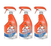 Mr Muscle Advanced Power Bathroom Cleaner Tough On Soap Scum & Grime Mandarin Scent 750ml 3 Pack with Welari Thank You Card | 3 Pack| 3 x 750ml