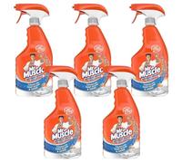 Mr Muscle Advanced Power Bathroom Cleaner Tough On Soap Scum & Grime Mandarin Scent 750ml 5 Pack with Welari Thank You Card | 5 Pack| 5 x 750ml