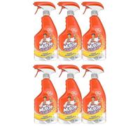 Mr Muscle Advanced Power Kitchen Cleaner Stainless Steel Tough Degreaser Citrus Scent 750ml 6 Pack with Welari Thank You Card | 6 Pack | 6 x 750ml