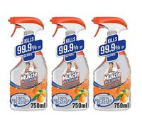 Mr Muscle Bathroom Cleaner Platinum Mandarin & Orange 750Ml X 3