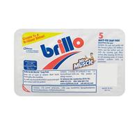 Mr Muscle Brillo Pads Multi Use Soap Pads 5 Pack