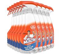 Mr Muscle Daily Soap Scum Remover, Bathroom Cleaner Spray, 500ml, Pack of 10