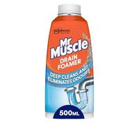 Mr Muscle Drain Foamer (500 ml) Drain Cleaning Foam to Unblock & Eliminate Odour