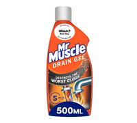 Mr Muscle Drain Unblocker 500ml, Heavy Duty Fast Acting Gel Sink Unblocker