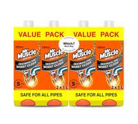 Mr Muscle Drain Unblocker, Sink and Drain Cleaner (4 x 1L) Fast Acting Heavy Duty Gel, Dissolves Clogs, Works 3x Better Than Bleach, Safe for All Pipes, (2 x Duo Pack)