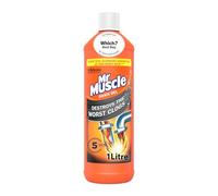 Mr Muscle Drain Unblocker, Drain Cleaner Power Gel, 1 Litre