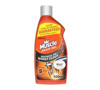 Drain Unblocker, Sink & Drain Cleaner, Fast Acting Heavy Duty Drain Gel, Dissolves Clogs, Works 3x Better Than Bleach, Safe for All Pipes, 500ml