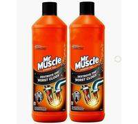 Mr Muscle Kitchen + Bathroom Drain Gel, 2 x 1L