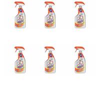 Mr Muscle Kitchen Cleaner Citrus Platinum Antibacterial Kitchen Spray, 750Ml (Pack Of 6)