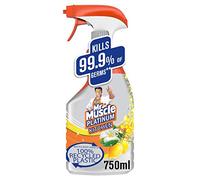 Mr Muscle Platinum Citrus Antibacterial Kitchen Multi-Surface Cleaner, 750Ml