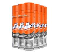 Mr Muscle Oven Cleaner, Heavy Duty Oven Cleaner & Degreaser for Burnt Grease & Food Spills, No-Scrub Formula for Quick Kitchen Cleaning, Fast-Acting Clean in Just 30 Minutes, Pack of 6 (6 x 300ml)