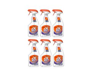 Mr Muscle Platinum Shower Shine Prevents Soap Scum & Limescale 6x 750ml Bulk Buy Cleaning