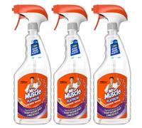 Mr Muscle Platinum Shower Shine Spray Prevents Soap Scum & Limescale 750Ml X 3