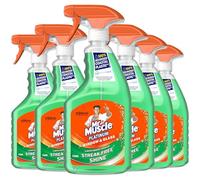 Mr Muscle Platinum Window & Glass Cleaner Spray, Pack of 6 (6 x 750ml)