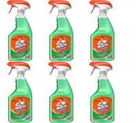 Mr Muscle Platinum Window & Glass Cleaner Trigger Spray, 750Ml (Pack Of 6)