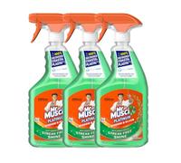 Mr Muscle's Platinum Window & Glass Cleaner Spray, Streak-Free Shine, Fast Drying Formula, Crystal Clear Glass Cleaner, 750ml (Pack of 3).