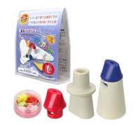 Mr.Mute Basic Package: World-first muting equipment for ocarinas, capable of controlling breath pressure + Adapter. Possible to use on most of ocarinas.