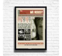 Mr. Nobody Movie Poster Art Print - Indie Sci-Fi Film Wall Decor - Jared Leto Vintage Designer Artwork with Framed & Unframed Options (A4 Framed (Black))